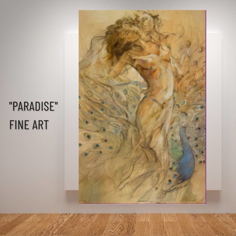 Framed "Paradise" by Gary Benfield Seriolithograph